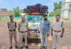 संदिग्ध गतिविधियों पर पुलिस की कार्रवाई, बिना सूचना फेरी वाहन पर 4800 रुपये का चालान