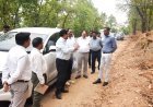 निर्माणाधीन राष्ट्रीय राजमार्ग और रतनपुर बायपास का निरीक्षण, गुणवत्ता में कमी पर सख्त हुए मुकेश कुमार बंसल