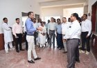 निर्माणाधीन कंपोजिट बिल्डिंग का निरीक्षण, अगस्त तक कार्य पूर्ण करने के निर्देश