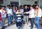 दिव्यांग जीवराखन पटेल को एक दिन में मिली स्कूटी, उप मुख्यमंत्री विजय शर्मा की त्वरित पहल