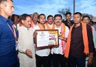 गधहाभाटा का नाम बदलकर सोनपुर, उप मुख्यमंत्री विजय शर्मा ने सौंपी राजपत्र की प्रति