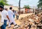 बोरसी में तोड़फोड़ कार्रवाई के विरोध में कांग्रेस सक्रिय, प्रभावित परिवारों से मिले धीरज बाकलीवाल