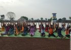 अमृत सरोवरों पर योग दिवस आयोजन, ग्रामीणों ने लिया जल एवं पर्यावरण संरक्षण का संकल्प