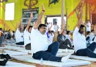 अंतर्राष्ट्रीय योग दिवस पर गजेन्द्र यादव ने किया सामूहिक योगाभ्यास, नियमित योग अपनाने का दिया संदेश