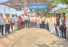 12 साल बेमिसाल" अभियान के तहत भाजपा की प्रगति पथ यात्रा, ट्रेन में किया जनसंपर्क