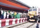 सोमनाथ स्वाभिमान सांस्कृतिक यात्रा को मिली हरी झंडी, रायपुर से 1000 से अधिक श्रद्धालु रवाना