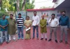 नगर निगम की जनसमस्याओं और कर्मचारियों के लंबित वेतन को लेकर कांग्रेस ने आयुक्त को सौंपा ज्ञापन