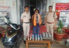 रतनपुर पुलिस की कार्रवाई, इलेक्ट्रिक स्कूटी से शराब बेच रहा आरोपी गिरफ्तार