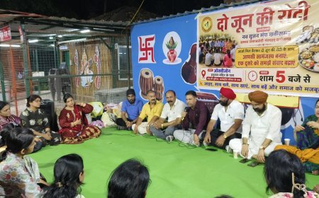 “दो जून की रोटी” पहल ने बढ़ाया सामाजिक संवाद, एक साथ भोजन कर समाजहित के मुद्दों पर हुई चर्चा