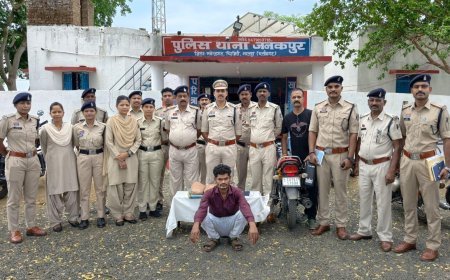 जनकपुर में 3.140 किलोग्राम गांजा के साथ युवक गिरफ्तार, एनडीपीएस एक्ट के तहत कार्रवाई