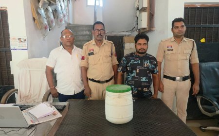 मस्तुरी पुलिस की बड़ी कार्रवाई, 6 लीटर कच्ची महुआ शराब के साथ आरोपी गिरफ्तार