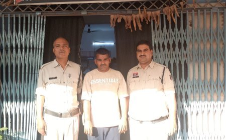 शांति भंग करने वाले व्यक्ति पर लालबाग पुलिस की कार्रवाई, प्रतिबंधात्मक धाराओं में गिरफ्तार