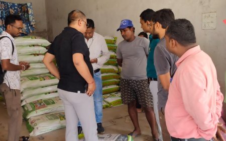 किसान बनकर पहुंचे कृषि अधिकारी, खाद की कालाबाजारी का किया खुलासा; 74 बोरी खाद जब्त