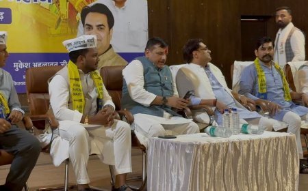 रायपुर में आप कार्यकर्ता सम्मेलन, संजय सिंह ने संगठन मजबूती और जन मुद्दों पर संघर्ष का दिया संदेश