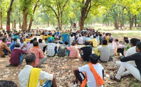 79 साल बाद भी अंधेरे में राजापड़ाव, बिजली की मांग को लेकर ग्रामीणों ने किया आंदोलन का ऐलान
