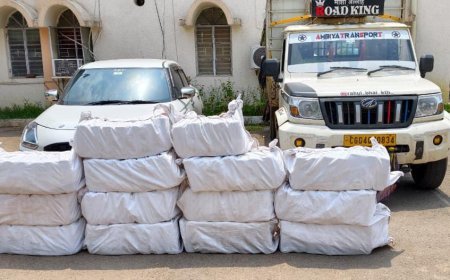 धमतरी पुलिस की बड़ी सफलता, 2.60 करोड़ रुपये का गांजा जब्त, 5 तस्कर गिरफ्तार