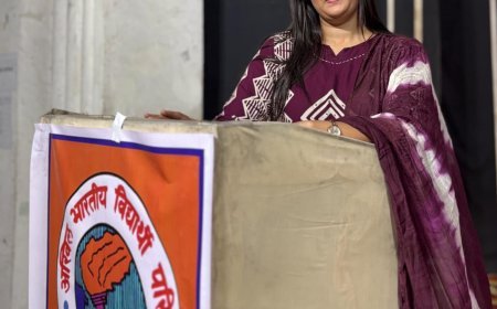 रुचि मिश्रा बनीं एबीवीपी की नगर मंत्री, कार्यकर्ताओं में खुशी की लहर