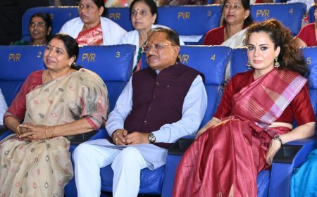 ‘भारत भाग्य विधाता’ की प्री-लॉन्च स्क्रीनिंग में शामिल हुए मुख्यमंत्री विष्णु देव साय, 26/11 के अनसुने नायकों को किया नमन