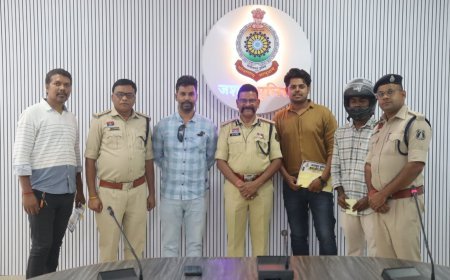 सड़क सुरक्षा जागरूकता में रचनात्मक योगदान देने वालों का सम्मान, जशपुर पुलिस ने रील मेकिंग प्रतियोगिता के विजेताओं को किया पुरस्कृत