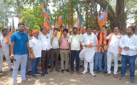 गुण्डरदेही में “मोदी जी के 12 साल बेमिसाल” सफलता रैली, राम जानकी मंदिर में भव्य पूजा-अर्चना