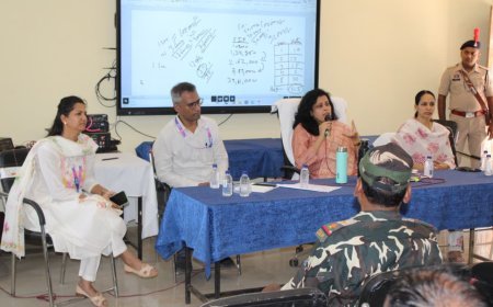 एसबीआई की वित्तीय प्रबंधन एवं साइबर सुरक्षा कार्यशाला, जवानों को बचत और डिजिटल सुरक्षा की दी जानकारी