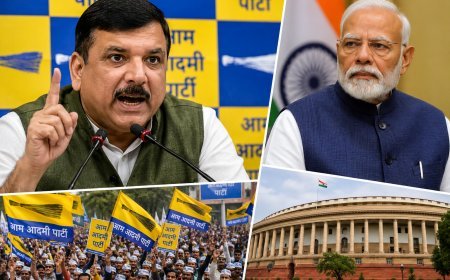 संजय सिंह का PM मोदी पर तीखा हमला, बोले- “शर्म प्रूफ हो गए हैं प्रधानमंत्री”