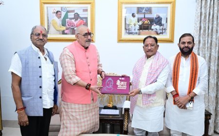 गिरिराज सिंह के रायपुर प्रवास में जनहितकारी कार्यक्रमों की श्रृंखला, बृजमोहन अग्रवाल रहे शामिल