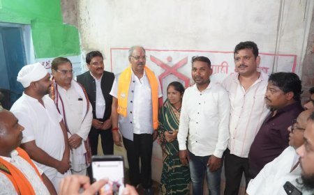 पिपरौद में सांसद बृजमोहन अग्रवाल का जनसंवाद: मोदी सरकार के 12 वर्षों को बताया स्वर्णिम काल, गिनाईं विकास योजनाएँ