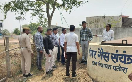 दुर्ग में बायोगैस संयंत्रों एवं फिकल स्लज ट्रीटमेंट प्लांट का निरीक्षण, स्वच्छ भारत मिशन के कार्यों की समीक्षा