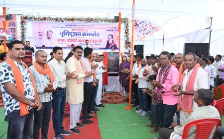 धौराबंद-बंशापुर से प्राणखैरा तक बनेगी नई सड़क, विधायक भावना बोहरा ने किया भूमिपूजन