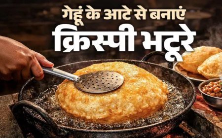 बिना मैदा के फूले-फूले भटूरे बनाने की आसान रेसिपी, गेहूं के आटे से मिलेगा हेल्दी स्वाद