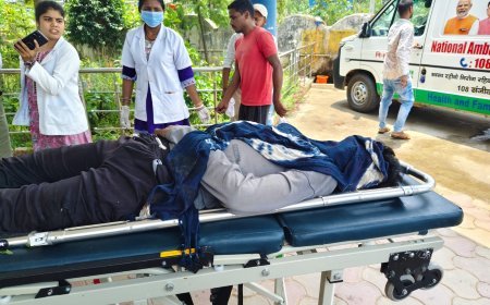 नेशनल हाईवे 130C पर सड़क हादसा, बाइक सवार युवक की मौत, एक गंभीर घायल