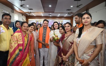 बसना में भाजपा महिला मोर्चा का जिला स्तरीय सम्मेलन संपन्न, महिला सशक्तिकरण और विकसित भारत पर जोर