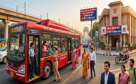 दिल्ली में महिला सुरक्षा पर बड़ा फैसला, DTC बसों में महिला पुलिसकर्मी और हर जिले में महिला थाना बनाने की योजना