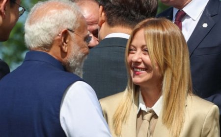 G7 समिट में पीएम मोदी और मेलोनी की मुलाकात, सोशल मीडिया पर फिर ट्रेंड हुआ #Melodi