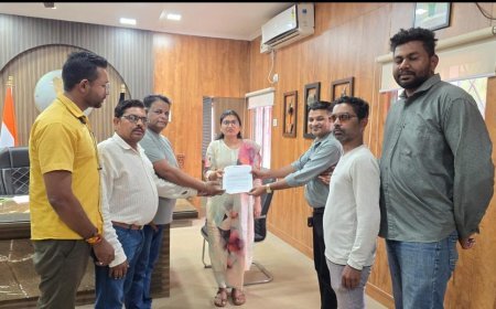 पत्रकार सुरक्षा कानून लागू करने नारायणपुर प्रेस क्लब की पहल, मुख्यमंत्री के नाम सौंपा ज्ञापन