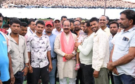 जनचौपाल में अरुण साव ने ग्रामीणों से किया संवाद, विकास कार्यों का प्रस्तुत किया रिपोर्ट कार्ड