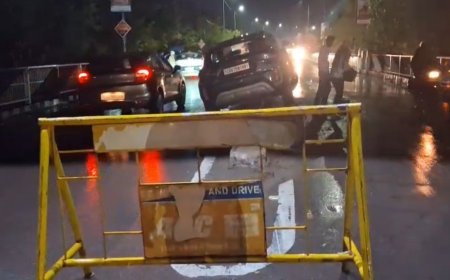 आंधी-तूफान में भी डटी रही दुर्ग ट्रैफिक पुलिस, घंटों की मशक्कत से खोले जाम मार्ग