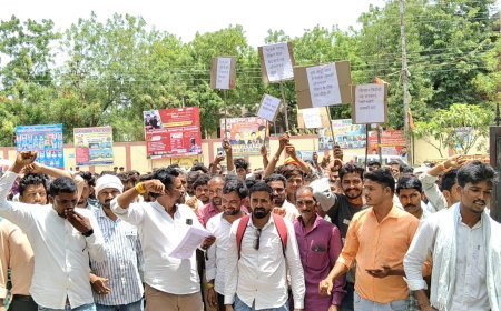 खाद संकट को लेकर सड़कों पर उतरे किसान, ऑनलाइन व्यवस्था के खिलाफ प्रदर्शन