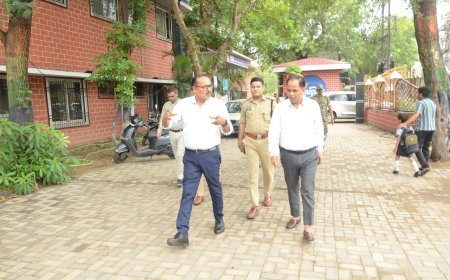 नीट परीक्षा से पहले कलेक्टर ने केंद्रों का किया निरीक्षण, बारिश में परीक्षार्थियों की सुविधा पर विशेष जोर
