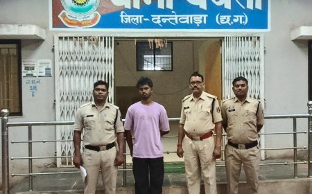 बचेली में एसबीआई एटीएम में तोड़फोड़ करने वाला युवक गिरफ्तार, भेजा गया जेल