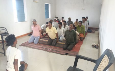 ग्राम पंचायत मटिहनी में उत्साहपूर्वक मनाया गया अंतरराष्ट्रीय योग दिवस