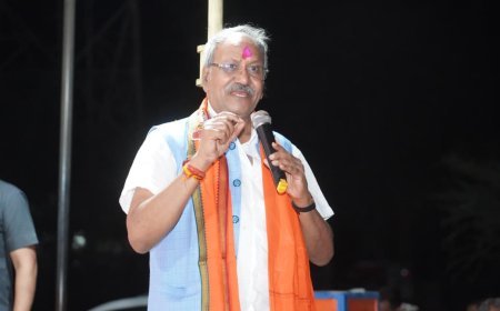 सिमगा में सांसद बृजमोहन अग्रवाल ने किया विकास कार्यों का लोकार्पण, ग्रामीणों से किया सीधा संवाद