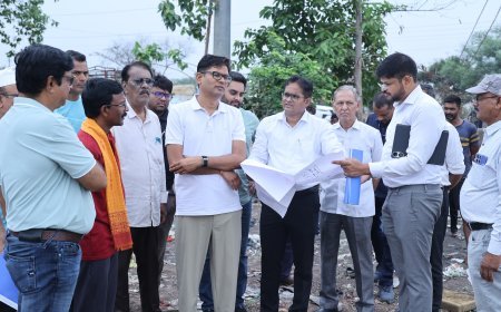 रायगढ़ बनेगा प्रदेश का मॉडल शहर, विकास कार्यों का वित्त मंत्री ने किया निरीक्षण