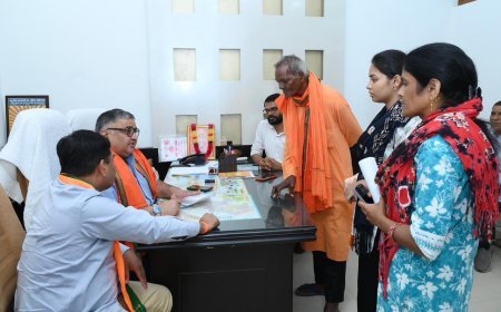 सहयोग केंद्र में राजेश अग्रवाल ने सुनी कार्यकर्ताओं की समस्याएं, 125 से अधिक लोगों से किया संवाद