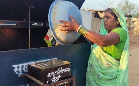 चार डिब्बों में कचरा संग्रहण के लिए चल रहा जागरूकता अभियान, गांव-गांव पहुंच रही स्वच्छता टीम