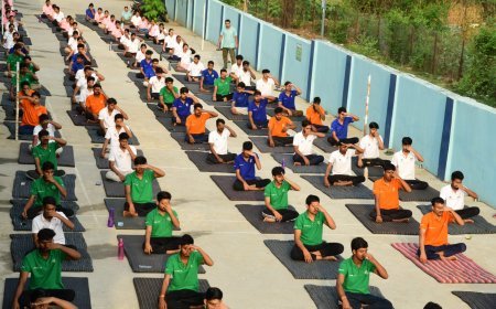बालको ने विश्व योग दिवस पर स्वास्थ्य और जागरूकता का दिया संदेश, हजारों लोगों ने लिया योग का लाभ