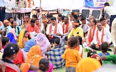 बैगा बाहुल्य वनांचल क्षेत्र पहुंचे विजय शर्मा, 92.50 लाख के विकास कार्यों की सौगात