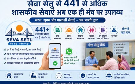 सेवा सेतु से 441 से अधिक शासकीय सेवाएं अब एक ही मंच पर उपलब्ध