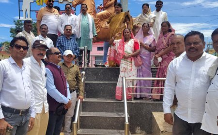 नगरी में रानी दुर्गावती बलिदान दिवस श्रद्धा और सम्मान के साथ मनाया गया